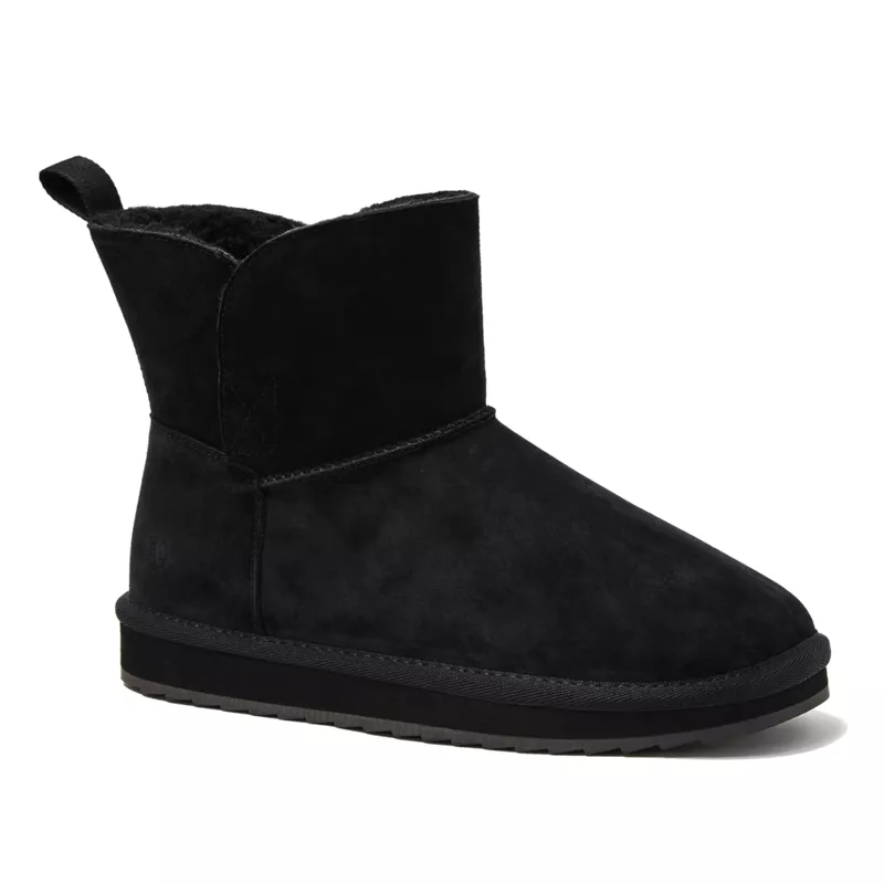 Women's Lined Suede Indoor Outdoor Boots, alternative image