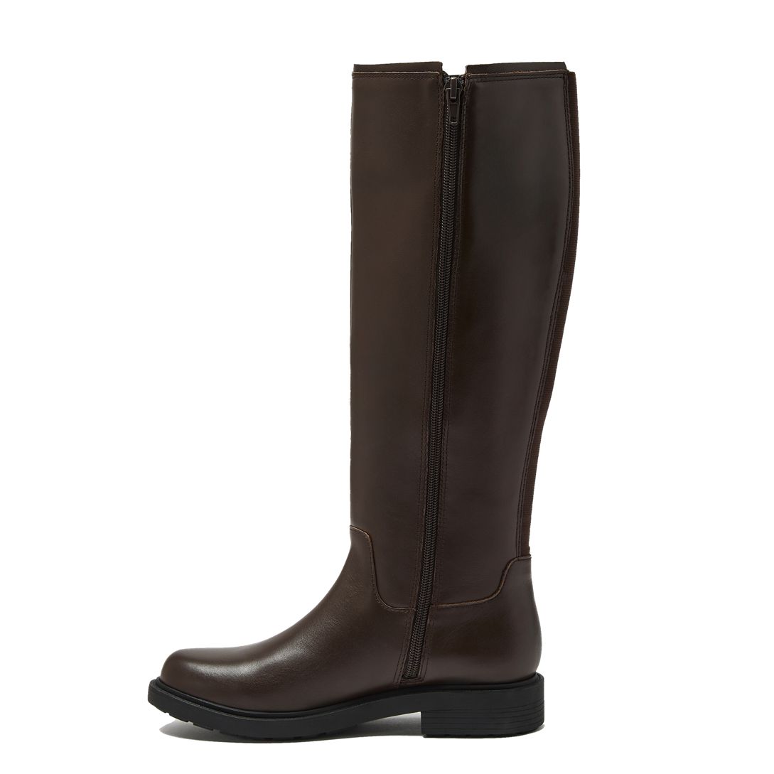 Women's Leather Knee High Riding Boots