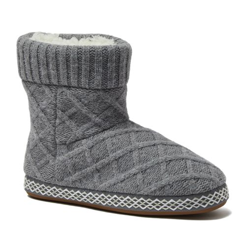 Mens fashion grey slipper boots