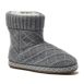 Women's Sherpa Lined Sweater Bootie Slippers, alternative image