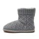 Women's Sherpa Lined Sweater Bootie Slippers, alternative image