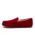 Women's Fuzzy Lined Suede Moccasin Slippers, alternative image