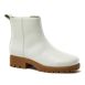 Women's Zip Up Leather Lug Boots, alternative image