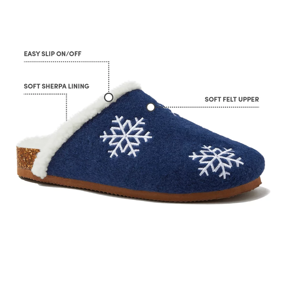Women's Sherpa Lined Clog House Slippers view 6