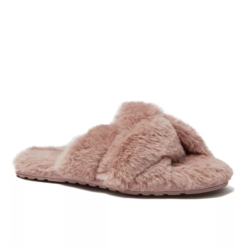 Women's Fluffy Slide House Slippers, alternative image