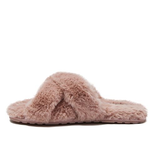 Women's Fluffy Slide House Slippers, alternative image