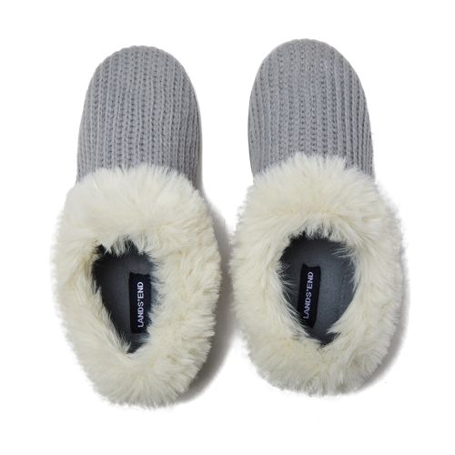 Women's Fluffy Lined Sweater Slippers - image 2