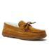 Men's Shearling Lined Suede Indoor Outdoor Moccasin Slippers, alternative image