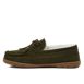 Men's Shearling Lined Suede Indoor Outdoor Moccasin Slippers, alternative image