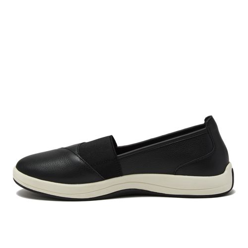 Women's Leather Slip On Walking Shoes - image 3