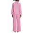 Women's Cotton Poplin 2 Piece Pajama Set - Long Sleeve Top and Pants, Back