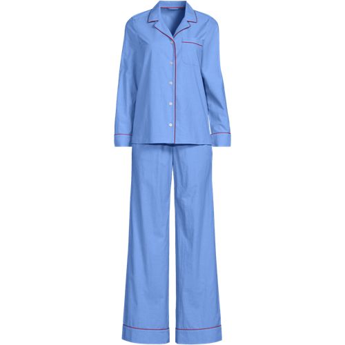 売れ筋商品|||ランズエンド カットソー トップス レディース Women's Knit Pajama Set Long Sleeve T-Shirt and Pants White/pink vine floral Lands' End Women's Long Sleeve Knit Sleep Set White/pink