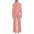 Women's Cooling 2 Piece Pajama Set - Long Sleeve Top and Pants, Back