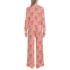Women's Cooling 2 Piece Pajama Set - Long Sleeve Top and Pants, Back