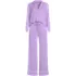 Women's Cooling 2 Piece Pajama Set - Long Sleeve Top and Pants, Front