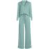 Women's Cooling 2 Piece Pajama Set - Long Sleeve Top and Pants, Front