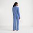 Women's Petite Cooling 2 Piece Pajama Set - Long Sleeve Top and Pants, Back