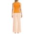 Women's Petite Knit Cotton Poplin 2 Piece Pajama Set - Tank Top and Pants, Back