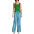 Women's Knit Cotton Poplin 2 Piece Pajama Set - Tank Top and Pants, Front