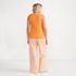 Women's Petite Knit Cotton Poplin 2 Piece Pajama Set - Tank Top and Pants, Back