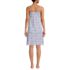 Women's Cotton Interlock Tank Above the Knee Nightgown with Embroidery, Back