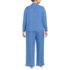 Women's Plus Size Cooling 2 Piece Pajama Set - Long Sleeve Top and Pants, Back
