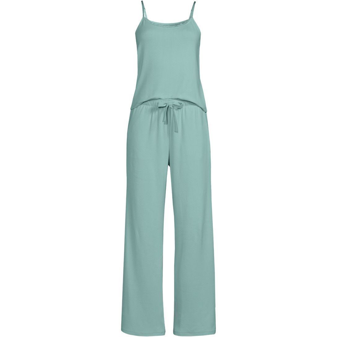 Women's Pointelle 2 Piece Pajama Set - Cami and Wide Leg Pants