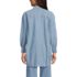 Women's Chambray Oversized Button Front Shirt, Back