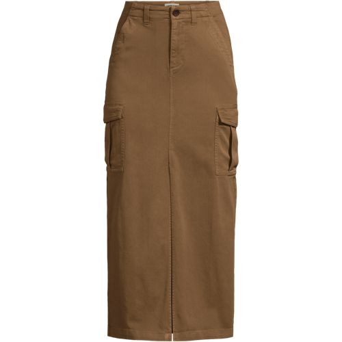 Women's Cool Fade Cargo Midi Skirt | Lands' End