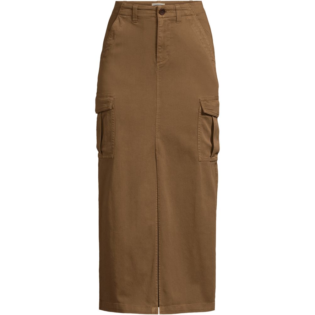 Women's Cool Fade Cargo Maxi Skirt | Lands' End