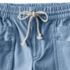 Women's Plus Size Herringbone Chino High Rise Relaxed Straight Drawstring Ankle Pants, alternative image