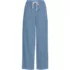 Women's Petite Herringbone Chino High Rise Relaxed Straight Drawstring Ankle Pants, Front