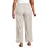 Women's Plus Size Herringbone Chino High Rise Relaxed Straight Drawstring Ankle Pants, Back