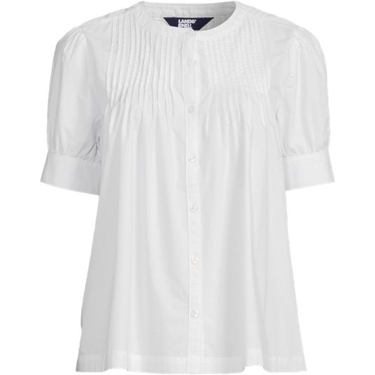 White Blouses Women, Dressy White Blouses | Lands' End