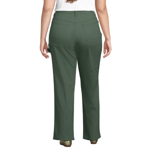 Women's Herringbone Chino High Rise Utility Pants - image 3