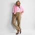 Women's Plus Size Herringbone Chino High Rise Utility Pants, alternative image