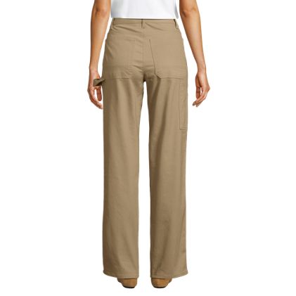 Women's Petite Herringbone Chino High Rise Utility Pants - image 5
