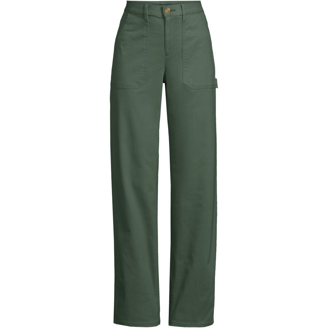Women's Herringbone Chino High Rise Utility Pants