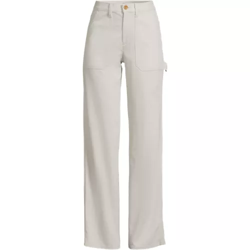 Women's Herringbone Chino High Rise Utility Pants, Front