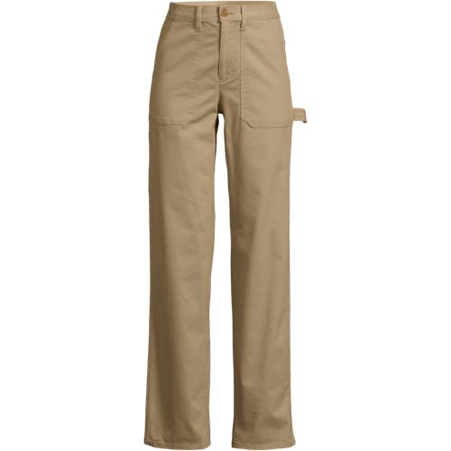 Women's Herringbone Chino High Rise Utility Pants, Front