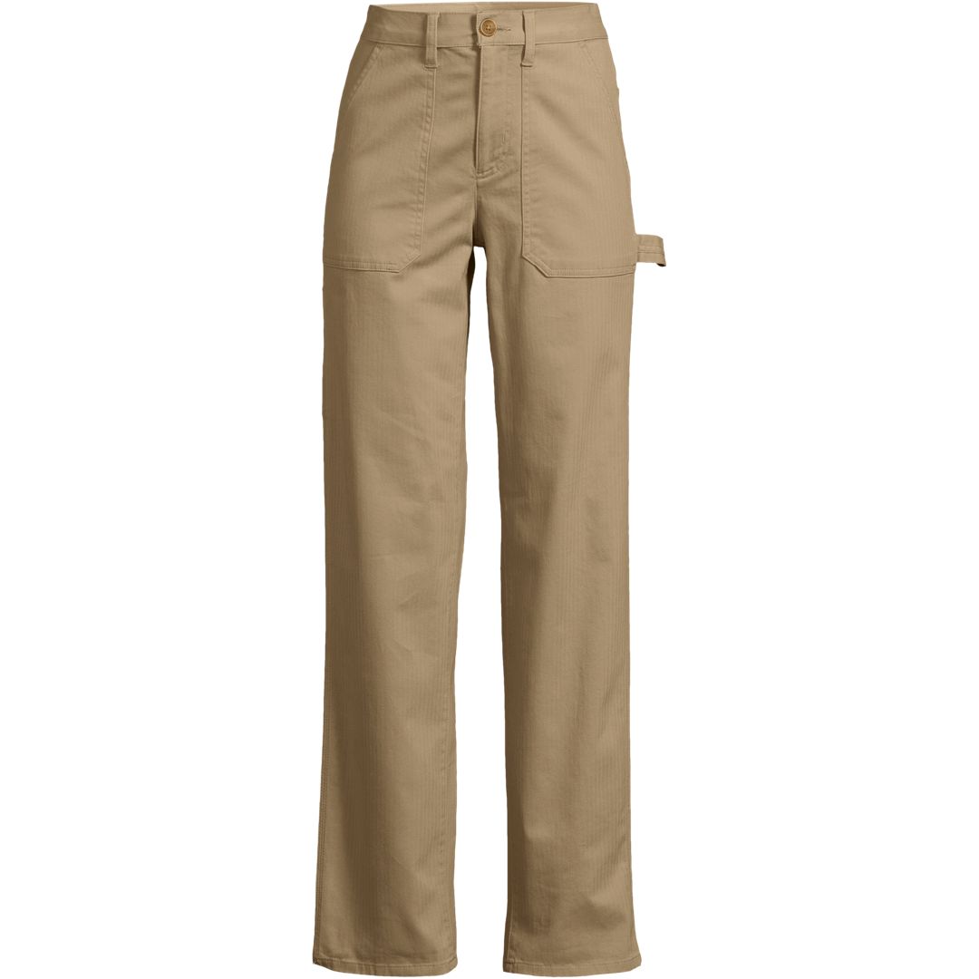 Women's Herringbone Chino High Rise Utility Pants