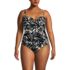 Women's Plus Size SlenderSuit U-Wire Bandeau One Piece Swimsuit, alternative image