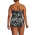 Women's Plus Size SlenderSuit U-Wire Bandeau One Piece Swimsuit, Back