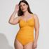 Women's Plus Size SlenderSuit U-Wire Bandeau One Piece Swimsuit, alternative image