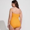 Women's Slender Suit Tummy Control Bandeau One Piece Swimsuit