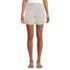 Women's Chino High Rise Pleated 7" Shorts, Front