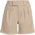Women's Chino High Rise Pleated 7" Shorts, Front