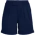 Women's Chino High Rise Pleated 7" Shorts, Front