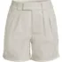 Women's Chino High Rise Pleated 7" Shorts, Front