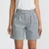 Women's Chino High Rise Pleated 7" Shorts, Front